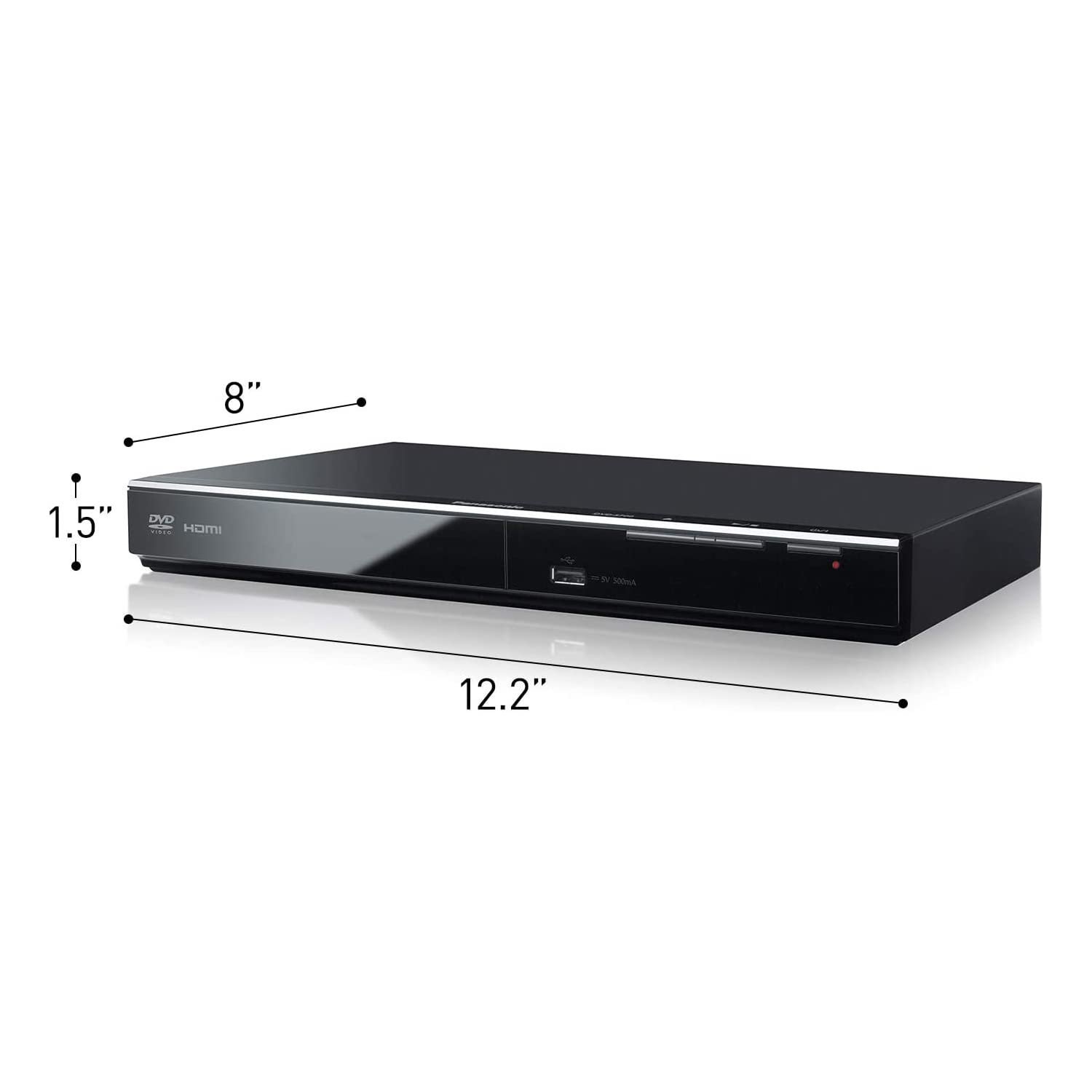 Panasonic DVD Player DVD-S700 (Black) Upconvert DVDs to 1080p Detail, Dolby Sound from DVD/CDs View Content Via USB - Image 3