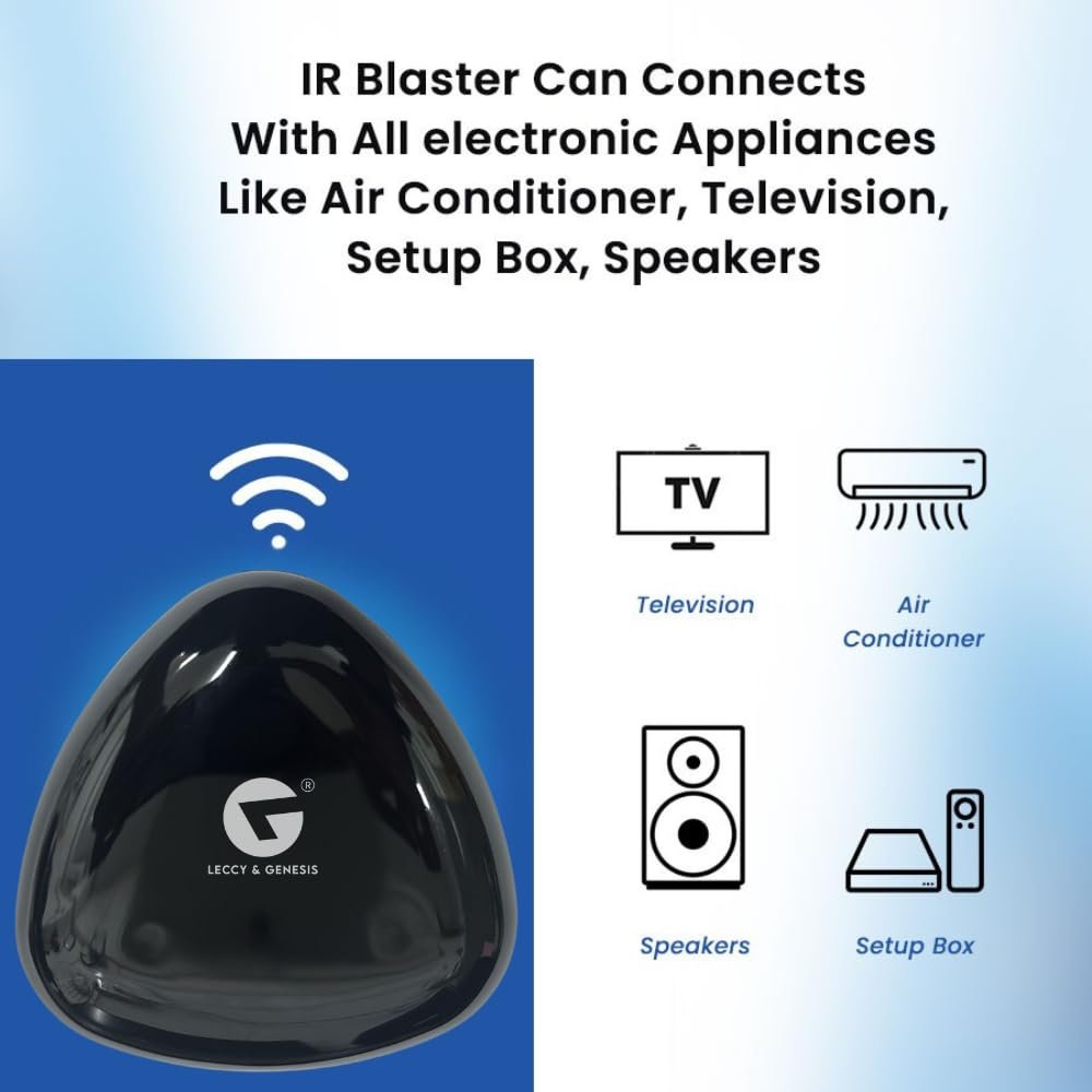 L&G WiFi All-in-One IR Blaster for TV, AC, Music System Etc. Compatible with Alexa, Google Home - Image 2