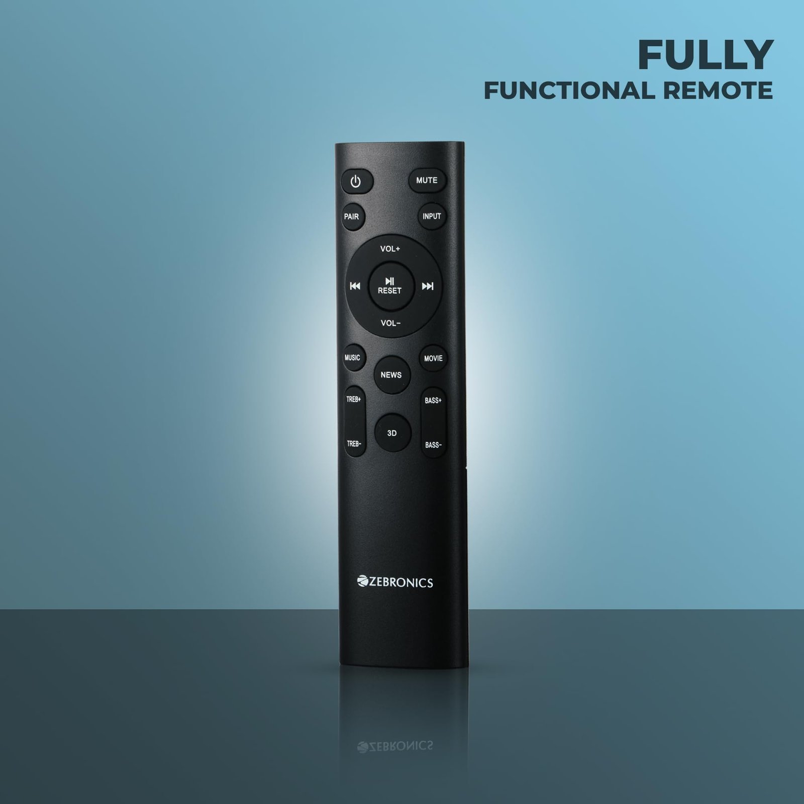 ZEBRONICS JUKE BAR 8700 PRO 200W Dolby Soundbar with Wireless Subwoofer, Supports Bluetooth, HDMI (ARC), AUX, Dolby Audio, LED Display, Wall Mountable, Virtual 5.1 and Dual Driver - Image 3