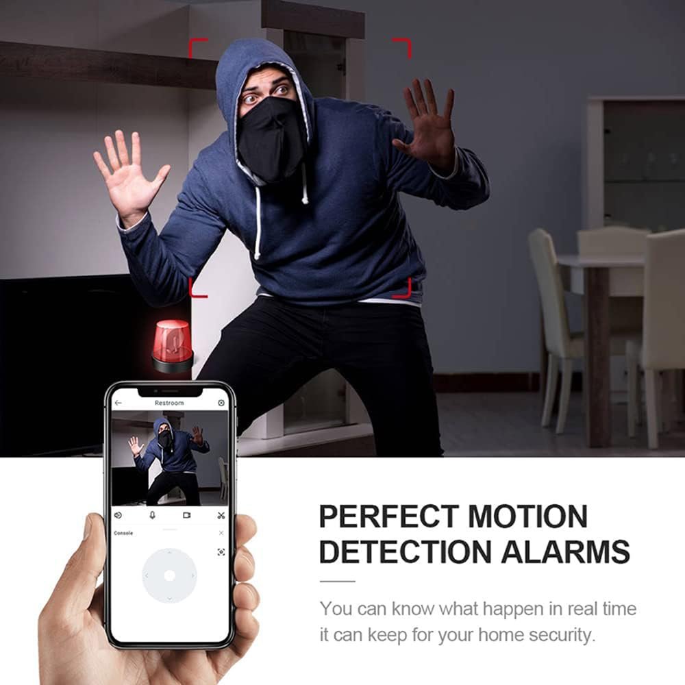 TECHNOVIEW WiFi Camera,1080P, Upto 4 Hours Battery Backup, Night Vision, Wide Angle, Indoor HD Mini Portable Camera,Support Mobile Phone Real Time Viewing (Super WiFi Camera A18) - Image 5