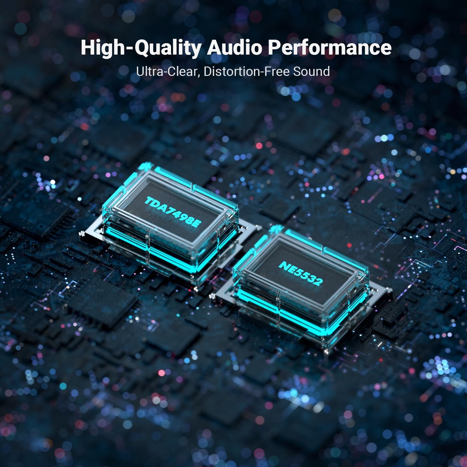 Fosi Audio TP-02 Subwoofer Amplifier Home Audio, Mini Bass Amp Mono Subwoofer Amp, with TDA7498E Chip 220W Volume and Frequency Control, for Powered Passive Subwoofers Bass Shakers - Image 5