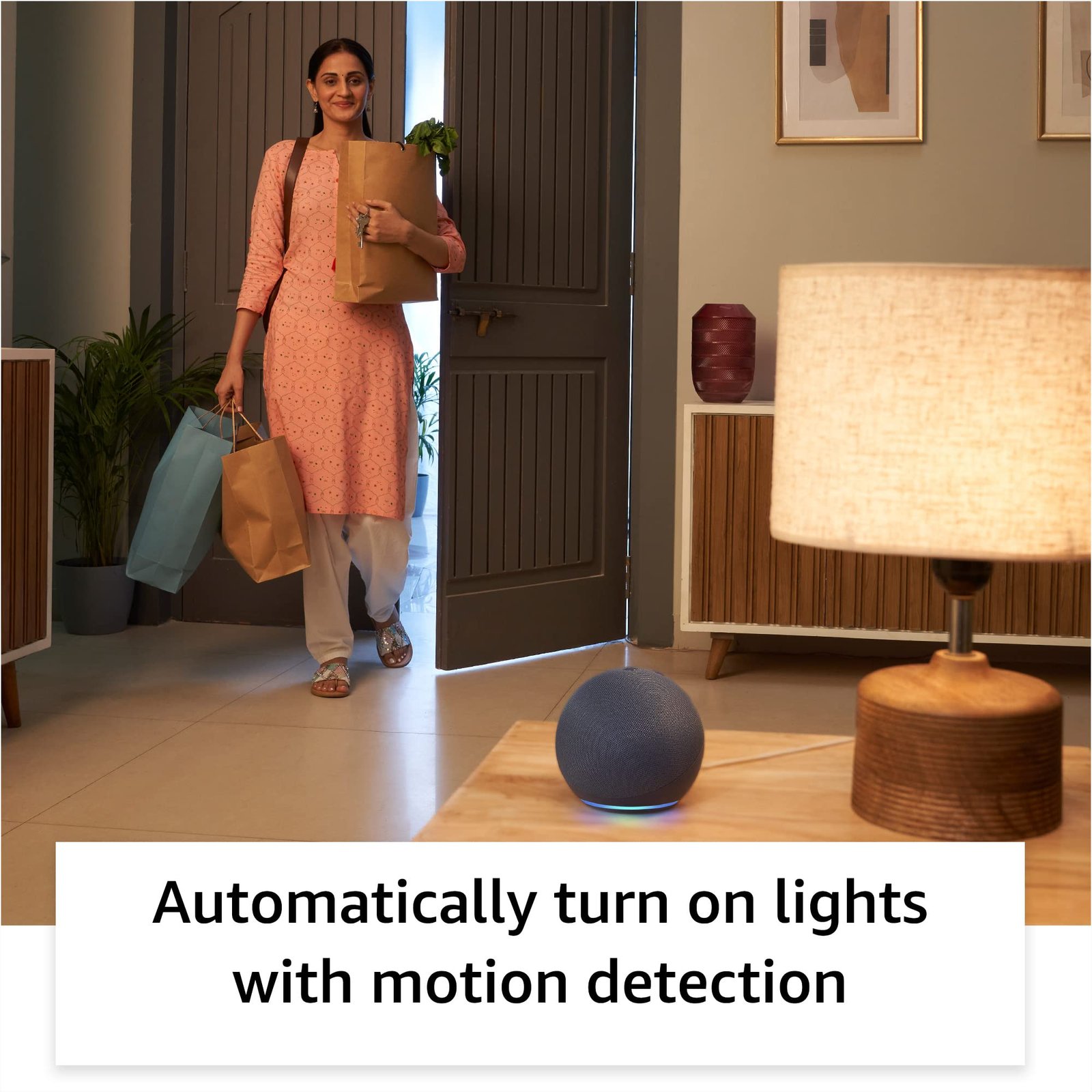 Amazon Echo Dot (5th Gen) | Smart speaker with vibrant sound, Motion Detection, Temperature Sensor, Alexa and Bluetooth| Blue - Image 7