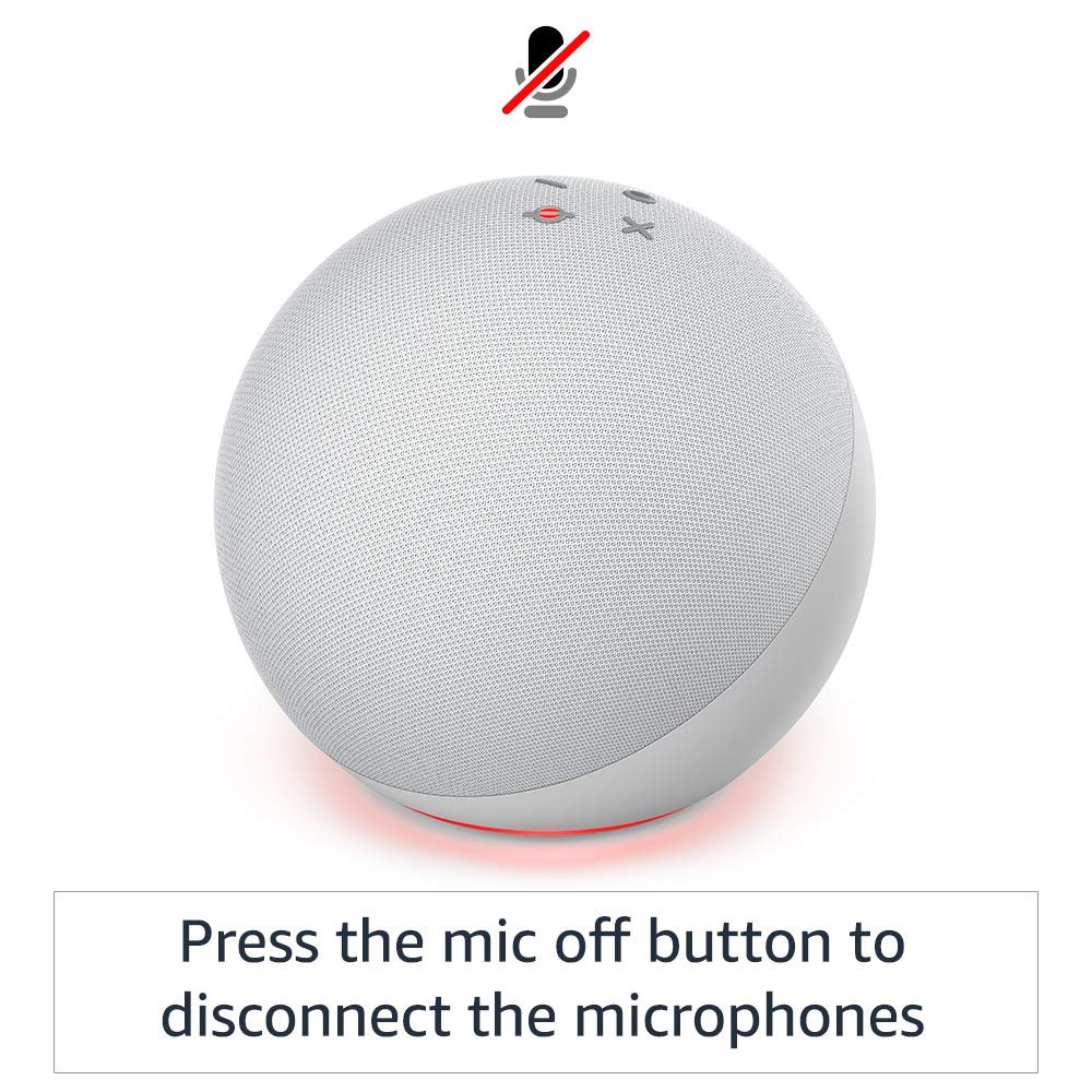 Amazon Echo (4th Gen) | Premium sound powered by Dolby and Alexa (White) - Image 3