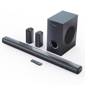 CrossBeats Blaze B1000 5.1 Home Theatre 525W Soundbar for TV with subwoofer and Satellite Speakers | Remote Control | Bluetooth Speaker with Bass | HDMI ARC,USB,Optical & Aux | Music System for Home