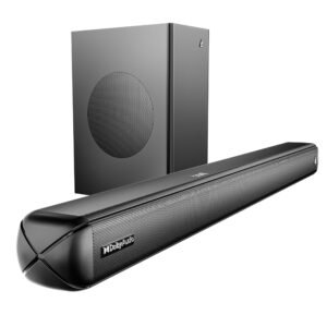 boAt 2025 Launch Aavante 2.1 1600D / Orion Plus, Dolby Audio, 160W Signature Sound, 2.1CH Wired Subwoofer,Multiple Ports & EQ Modes, Bluetooth Sound bar, Home Theatre Soundbar Speaker (Premium Black)