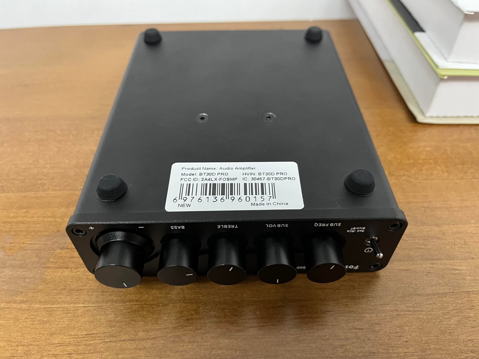 Fosi Audio BT30D Pro TPA3255 Hi-Fi Bluetooth 5.0 Stereo Audio Receiver Amplifier 2.1 Channel Mini Class D Integrated Amp 165 Watt x2+350 Watt for Home Outdoor Desktop Bookshelf Speakers/Subwoofers - Image 2