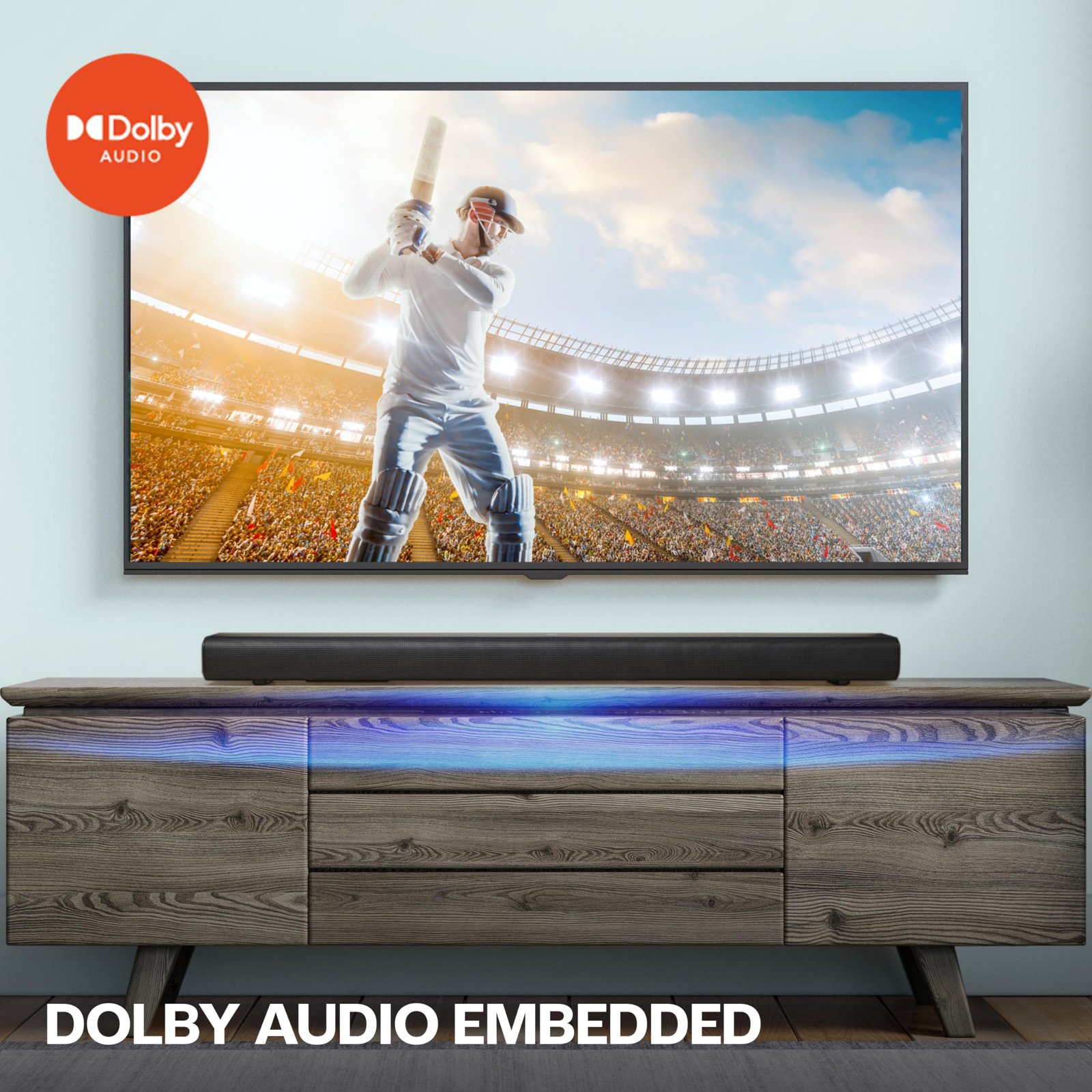 JBL Cinema SB510, Dolby Audio Soundbar with Built-in Subwoofer, 3.1 Channel, Center Channel for Superior Voice Clarity, HDMI eARC, Bluetooth & Optical Connectivity (200W) - Image 4
