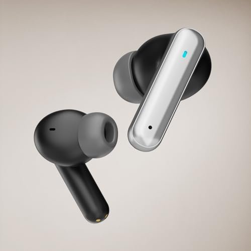 Fire-Boltt Newly Launched Aero Luxe TWS Earbuds with Custom EQ, Bluetooth 5.4 Wireless Earphones, 50H Playtime, Fast Charging Case, 50ms Low-Latency Gaming & Touch Controls Midnight Black - Image 2