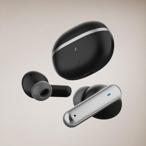 Fire-Boltt Newly Launched Aero Luxe TWS Earbuds with Custom EQ, Bluetooth 5.4 Wireless Earphones, 50H Playtime, Fast Charging Case, 50ms Low-Latency Gaming & Touch Controls Midnight Black - Image 4