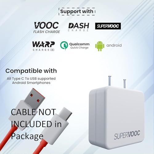 JGD 65W Fast Charger USB Adapter | Compatible with OnePlus, Samsung, Realme, Redmi, Nothing, Oppo, Pixel & Other Smartphones |C Type Charger Adapter Supports Dash,Warp, Vooc, SuperVooc (BIS CERTIFIED) - Image 5