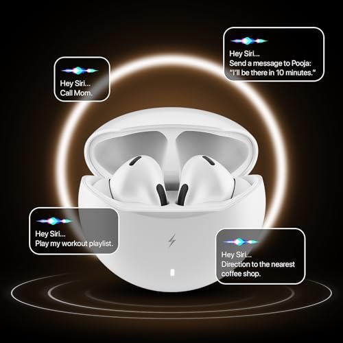 Fire-Boltt Aero TWS Earbuds Custom EQ, Wireless Bluetooth 5.4, Music & App Support, 50H Playtime, Fast Charging Case, 50ms Low Latency for Gaming, Touch Controls, IPX4 Waterproof, Clear Calls - White - Image 6