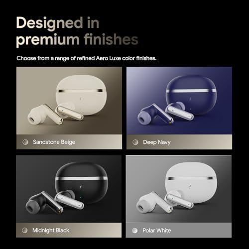 Fire-Boltt Newly Launched Aero Luxe TWS Earbuds with Custom EQ, Bluetooth 5.4 Wireless Earphones, 50H Playtime, Fast Charging Case, 50ms Low-Latency Gaming & Touch Controls Midnight Black - Image 7