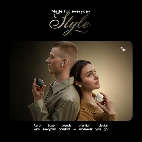 Fire-Boltt Newly Launched Aero Luxe TWS Earbuds with Custom EQ, Bluetooth 5.4 Wireless Earphones, 50H Playtime, Fast Charging Case, 50ms Low-Latency Gaming & Touch Controls Midnight Black - Image 8