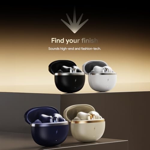 Fire-Boltt Newly Launched Aero Luxe TWS Earbuds with Custom EQ, Bluetooth 5.4 Wireless Earphones, 50H Playtime, Fast Charging Case, 50ms Low-Latency Gaming & Touch Controls Midnight Black - Image 6