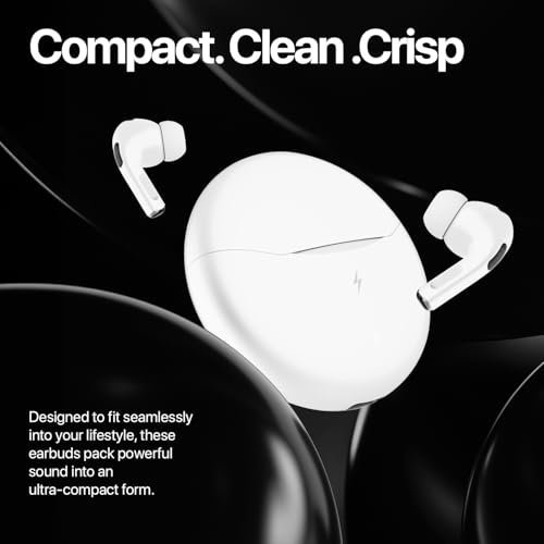 Fire-Boltt Aero TWS Earbuds Custom EQ, Wireless Bluetooth 5.4, Music & App Support, 50H Playtime, Fast Charging Case, 50ms Low Latency for Gaming, Touch Controls, IPX4 Waterproof, Clear Calls - White - Image 8