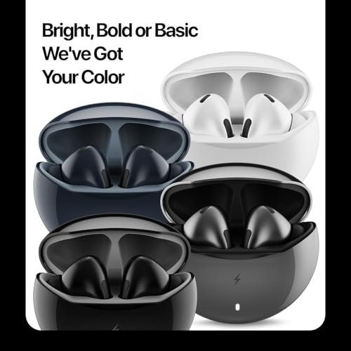 Fire-Boltt Aero TWS Earbuds Custom EQ, Wireless Bluetooth 5.4, Music & App Support, 50H Playtime, Fast Charging Case, 50ms Low Latency for Gaming, Touch Controls, IPX4 Waterproof, Clear Calls - White - Image 3