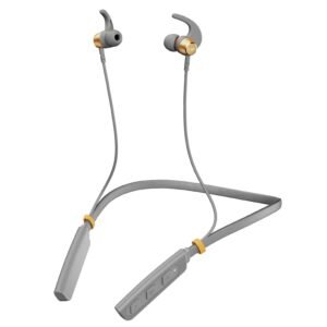 Boat Rockerz 235 Pro Wireless Bluetooth Neckband in Ear Earphone, Upto 20 hrs of Playtime, Beast Mode, Low Latency, IPX5 Water & Sweat Resistance, ENx Technology, Bluetooth v5.2(Ash Grey)