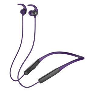 Boat Rockerz 255 Neo in-Ear Bluetooth Neckband with Mic with ENx Tech, Smart Magnetic Buds, ASAP Charge, Upto 25 Hours Playback, 12MM Drivers, Beast Mode, Dual Pairing (Purple Haze)
