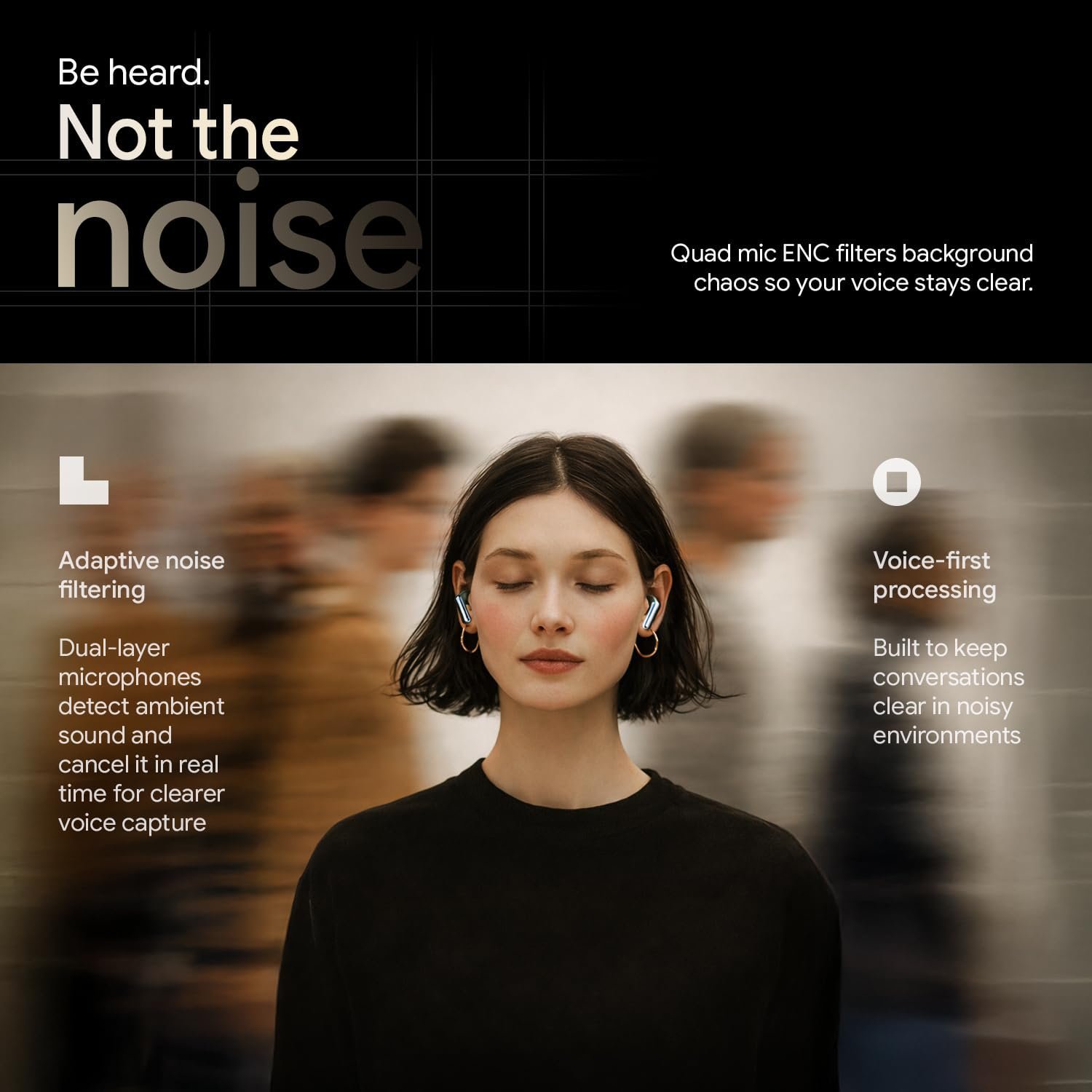 Fire-Boltt Newly Launched Aero Luxe TWS Earbuds with Custom EQ, Bluetooth 5.4 Wireless Earphones, 50H Playtime, Fast Charging Case, 50ms Low-Latency Gaming & Touch Controls Midnight Black - Image 14