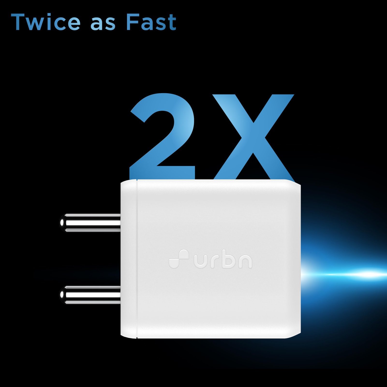 URBN 25W Dual USB Type-C Travel Adaptor with GaN Technology for Google Pixel, Xiaomi, Motorola, iPhone, Samsung Galaxy Tab S/A Series, Galaxy S10/M54/M55/A80/A90/S25/S24 (White) - Image 6