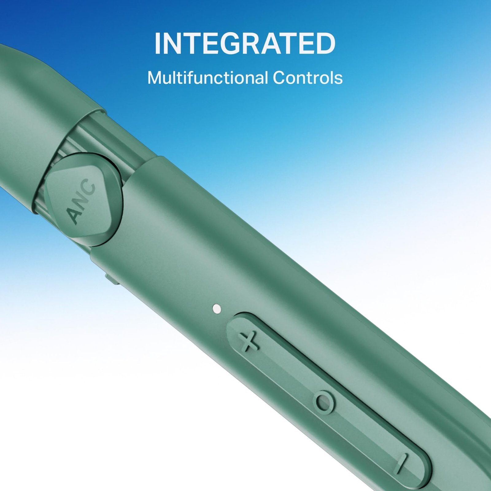 boAt 2025 Launch Rockerz 301 ANC, (~30dB) ANC, 13mm Drivers,ENx, 40ms Low Latency,Hall Switch,40H Battery, Stream Ad Free Music via App Support, Bluetooth Neckband, Wireless with Mic Earphones (Green) - Image 3