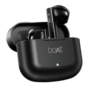Boat Airdopes 91 Prime, 45HRS Battery, 13mm Drivers, Metallic Finish, Low Latency,ENx Tech, Fast Charge, v5.3 Bluetooth TWS in Ear Earbuds Wireless Earphones with mic (Midnight Black)