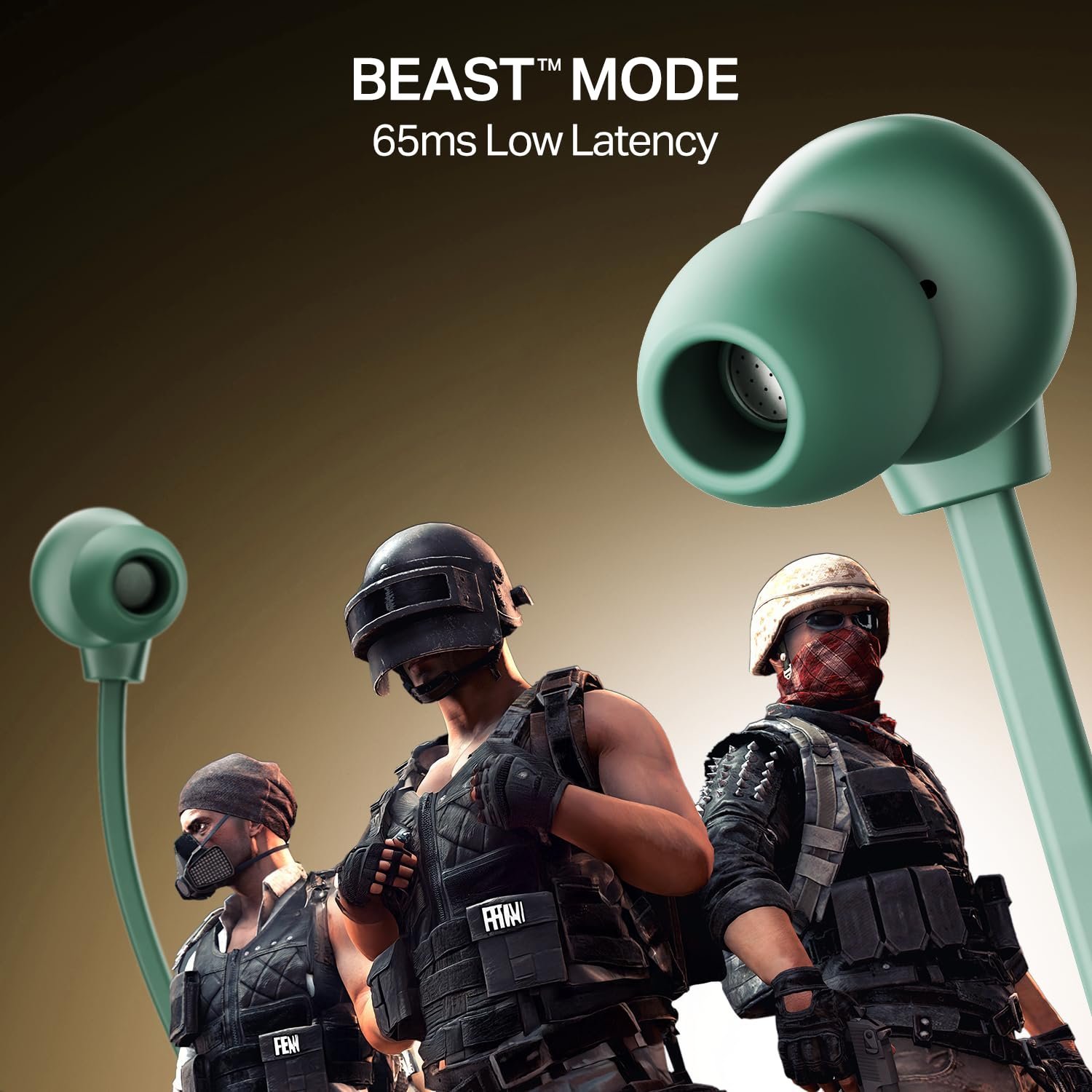 Boat 2025 Launch Rockerz Trinity Grande, 150H Battery, Hi Res Audio by LDAC, Dual Pair, ENx Tech, Stream Ad Free Music via App Support, Bluetooth Neckband, Wireless with Mic Earphones (Green) - Image 2