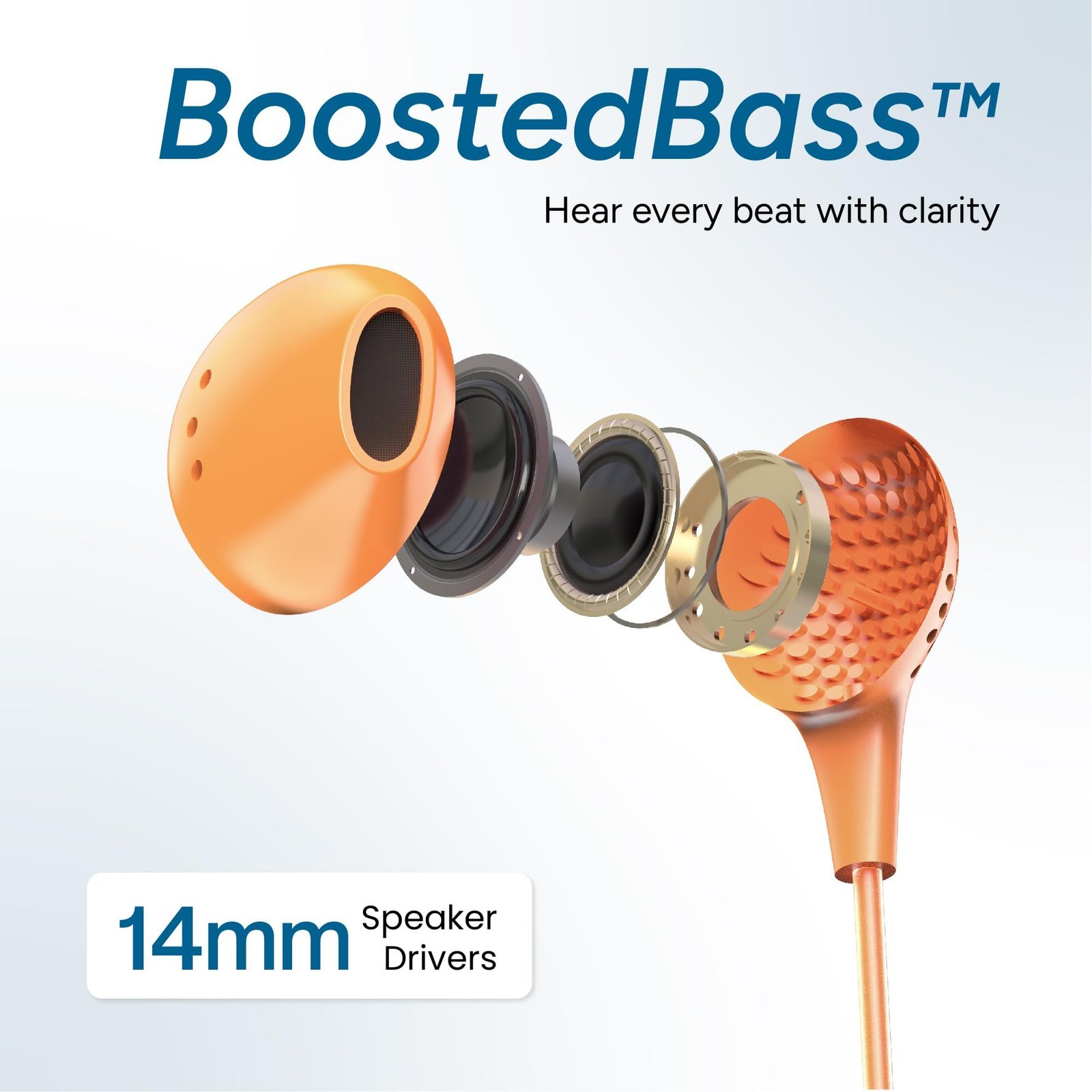 Ambrane Wired Earphones with Mic | 3.5Mm Audio Jack | 14Mm Driver for HD Sound & Deep Bass | Tangle-Free 1.2M Cable | in Ear Comfort Fit | Compatible with Mobiles, Tablets, Laptops, Pcs (EP-83 Green) - Image 6