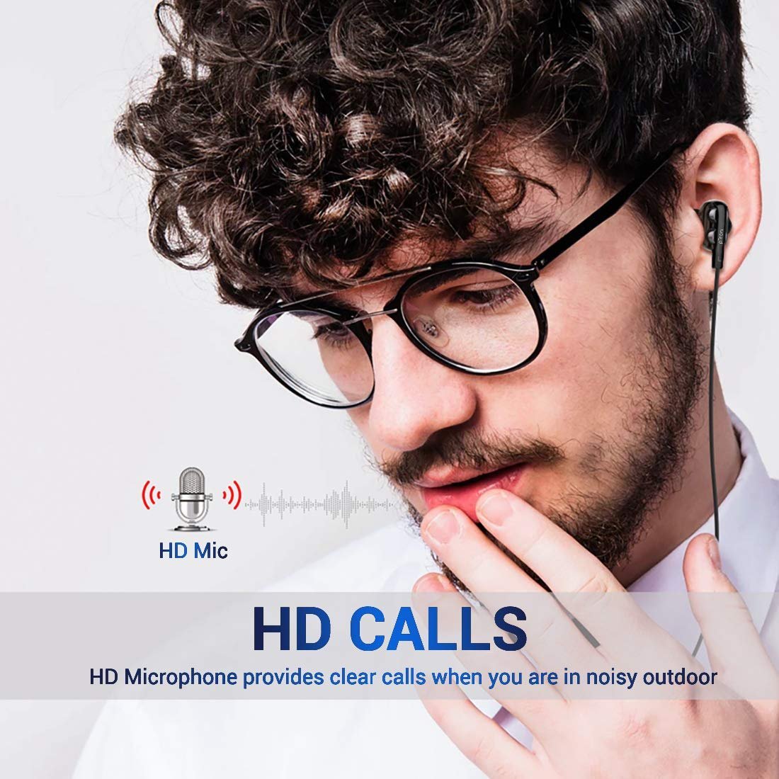 PTron Boom Ultima V2 Dual Driver, in Ear Gaming Wired Earphones with Mic, Volume Control, Passive Noise Cancelling Boom 3 with 3.5mm Audio Jack & 1.2M Tangle-Free Cable (Black) - Image 4