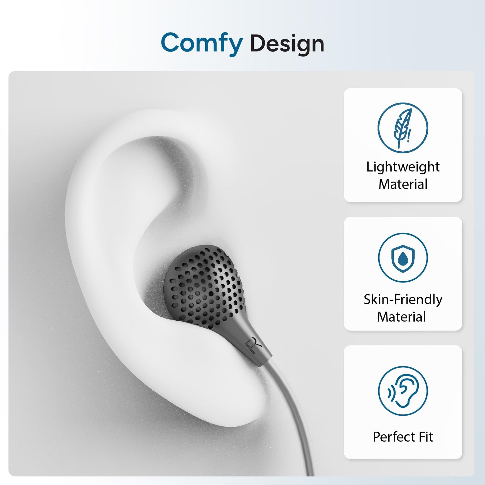 Ambrane Wired Earphones with Mic | 3.5Mm Audio Jack | 14Mm Driver for HD Sound & Deep Bass | Tangle-Free 1.2M Cable | in Ear Comfort Fit | Compatible with Mobiles, Tablets, Laptops, Pcs (EP-83 Green) - Image 2